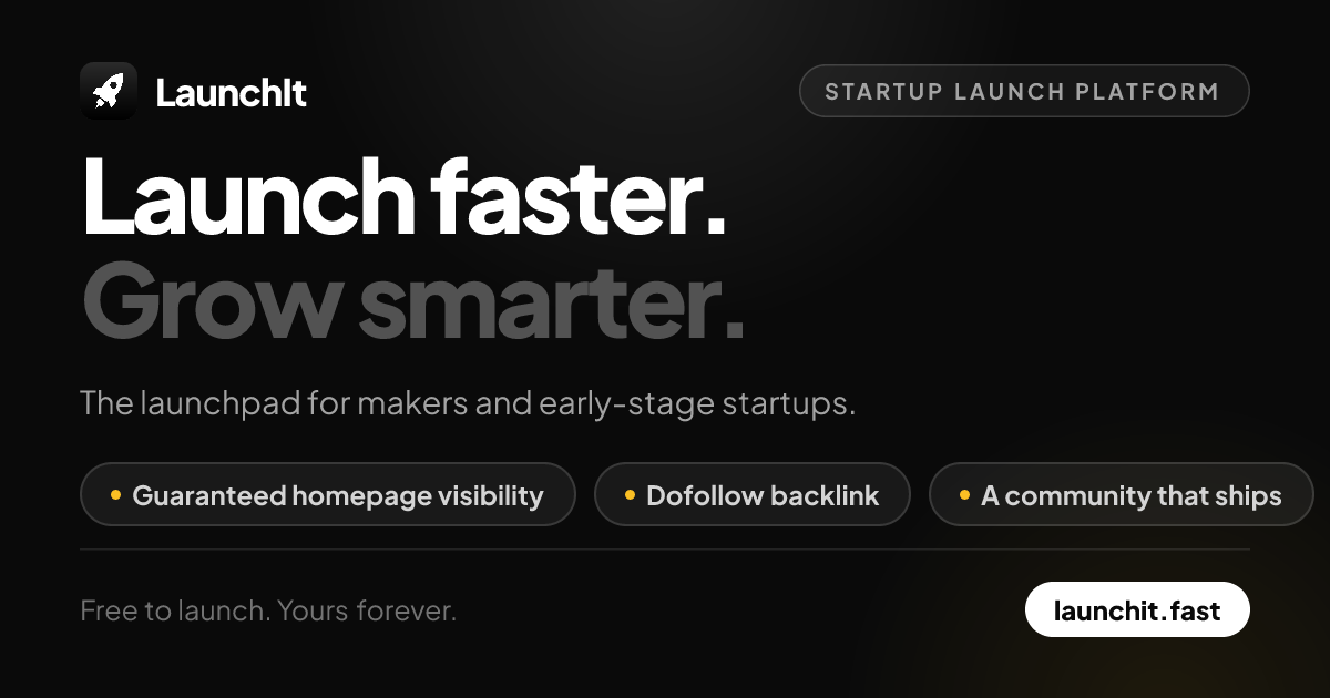 Launchit social preview